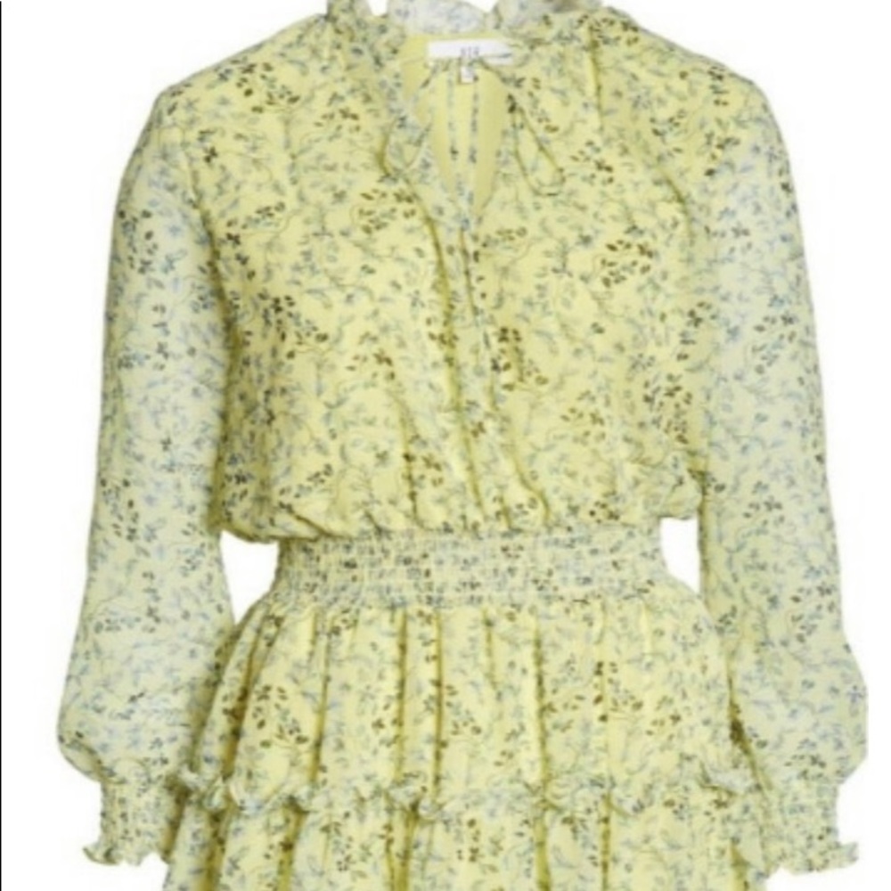 NSR yellow floral dress